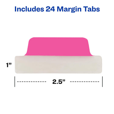 Avery Margin Ultra Tabs, 2.5